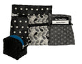 Geschenk-Set schwarz/grau, handgenäht in der Schweiz