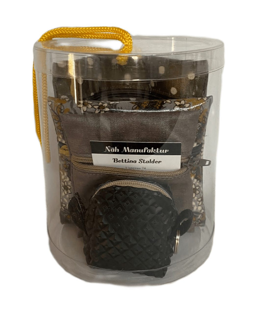 Geschenk-Set braun, handgenäht in der Schweiz (Bild 2)