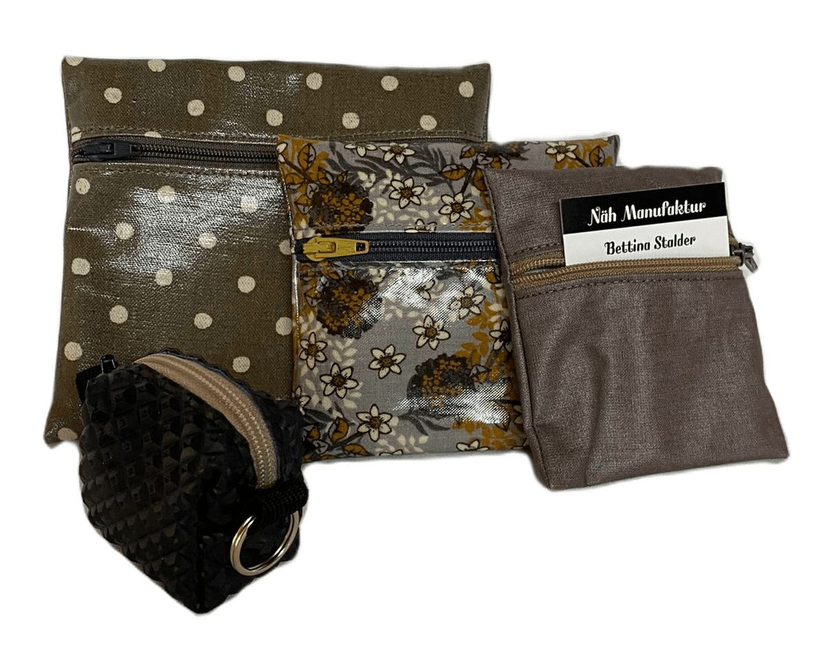 Geschenk-Set braun, handgenäht in der Schweiz
