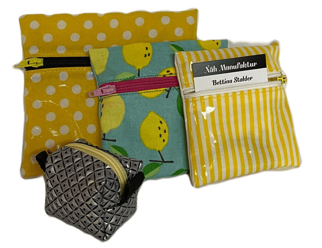 Geschenk-Set gelb, handgenäht in der Schweiz
