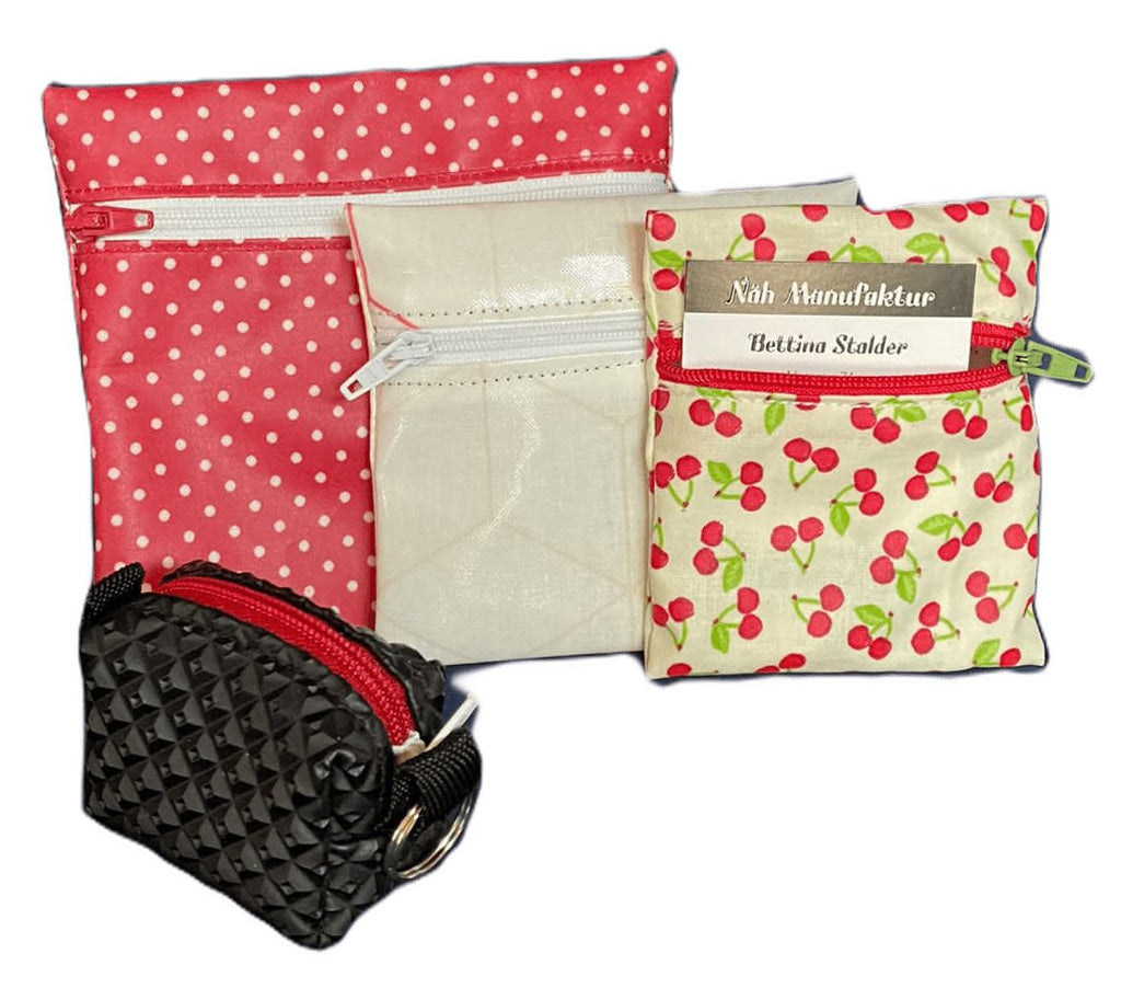 Geschenk-Set rot/weiss, handgenäht in der Schweiz