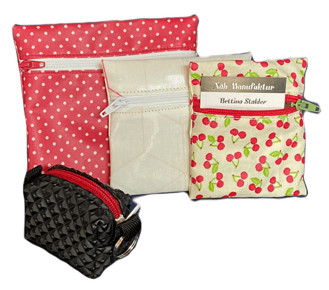Geschenk-Set rot/weiss, handgenäht in der Schweiz